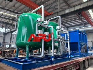 Fracturing liquid processing system